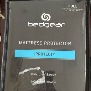 Bedgear IProtect Mattress Protector Cover Double Full White New BGM32AWFF